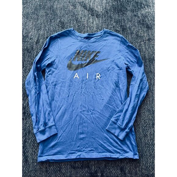 Youth Large Nike Air Long Sleeve Athletic Cut Tee - Picture 1 of 4